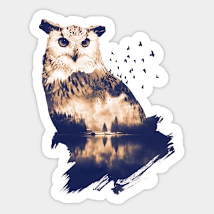 Forest Owl Sticker